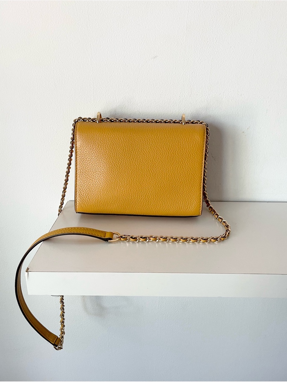 Tory Burch Yellow Crossbody Bag - Picture 2 of 4